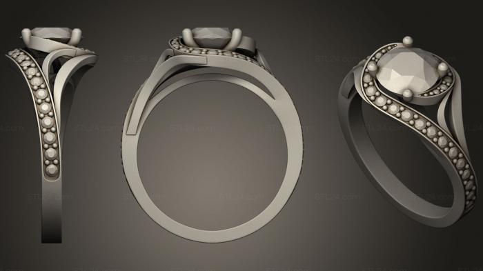 Ювелирные перстни и кольца (Ювелирные65, JVLRP_0415) 3D модель для ЧПУ станка